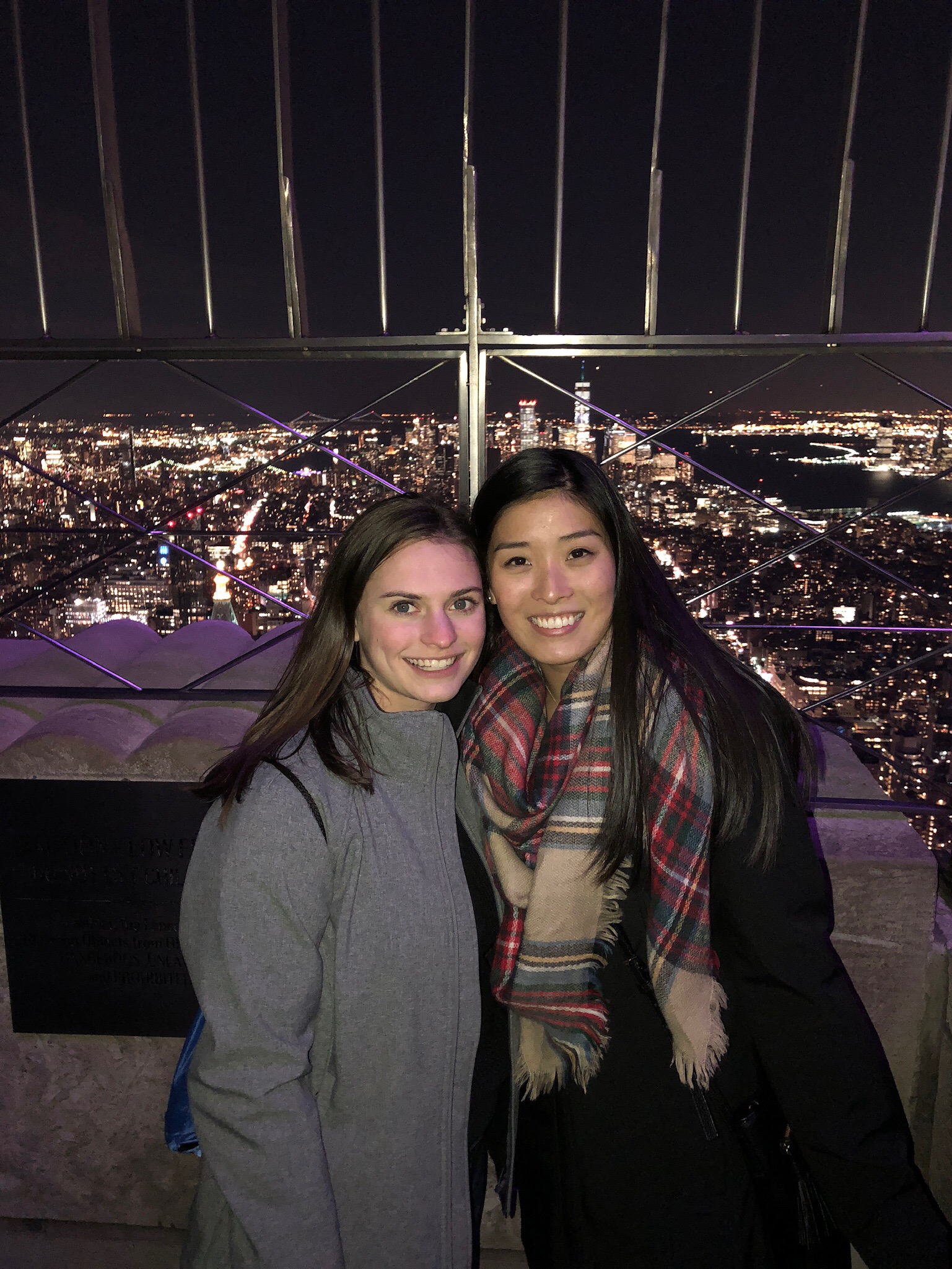 Pic of Abby and Brenna at the Empire State Building