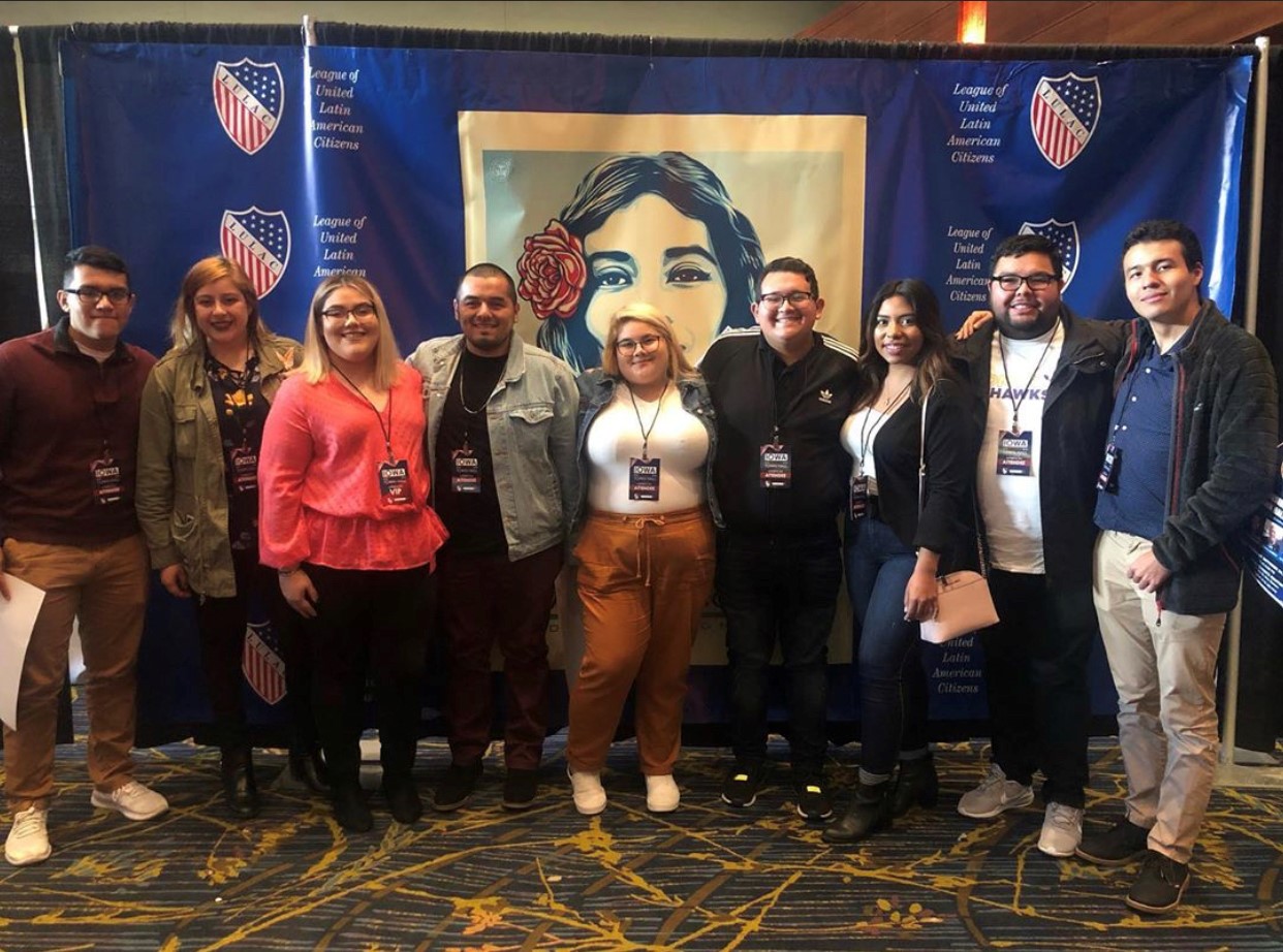 LULAC Loras in Des Moines for the presidential Town Hall