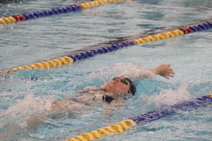 photo of me swimming