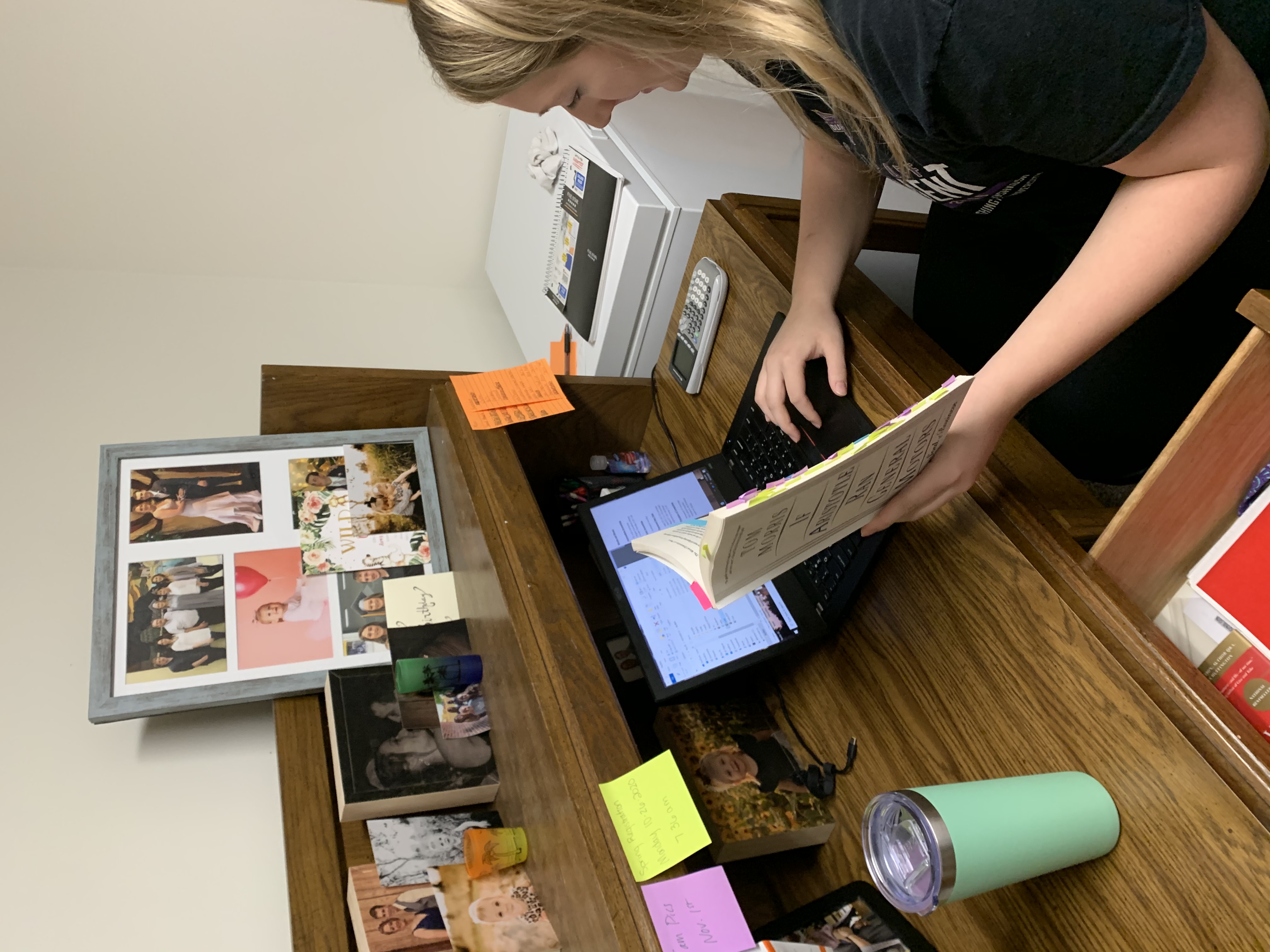 photo of Haley Fitzpatrick looking studious