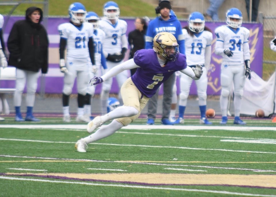 photo of Joey in football