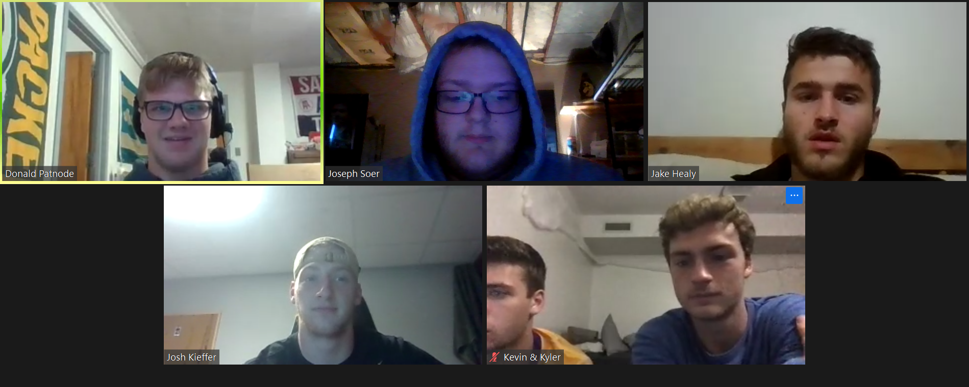 photo of zoom meeting