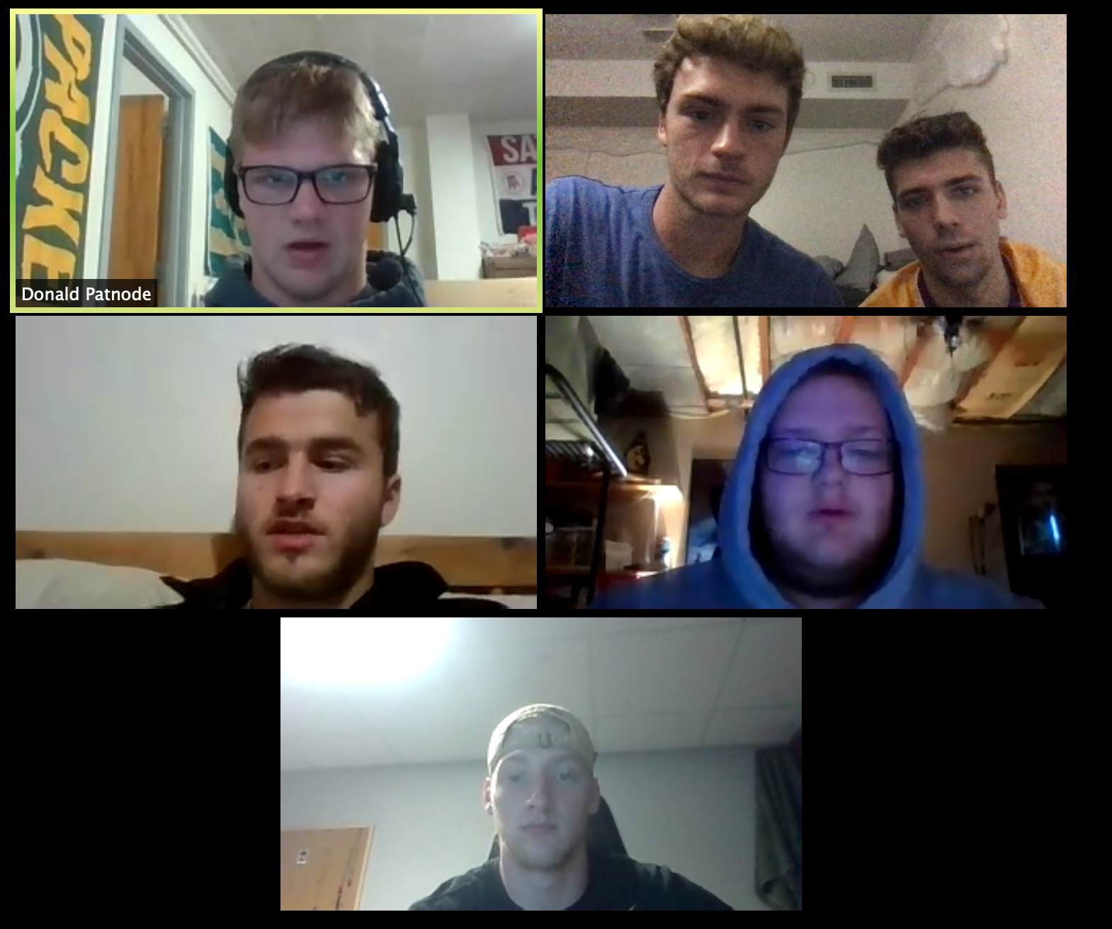 photo of our zoom meeting