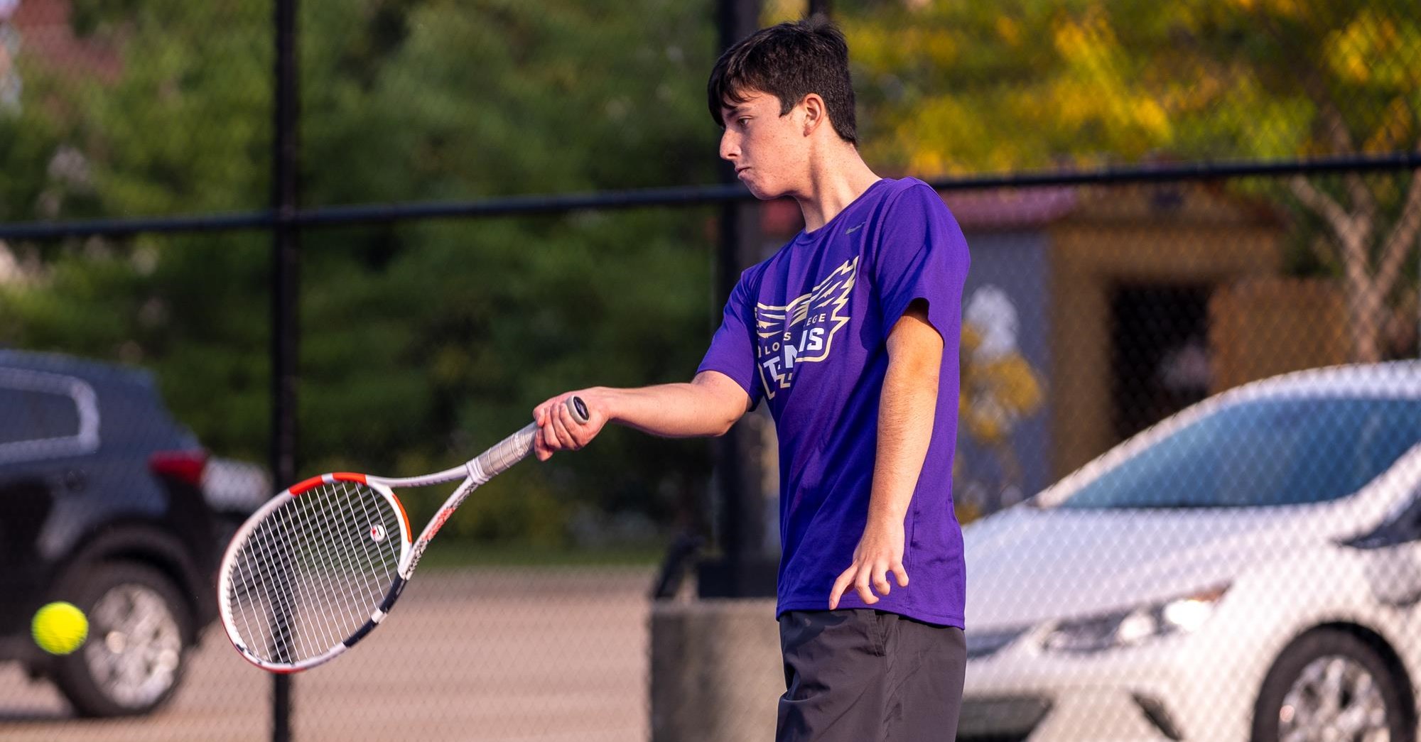 photo of me playing tennis