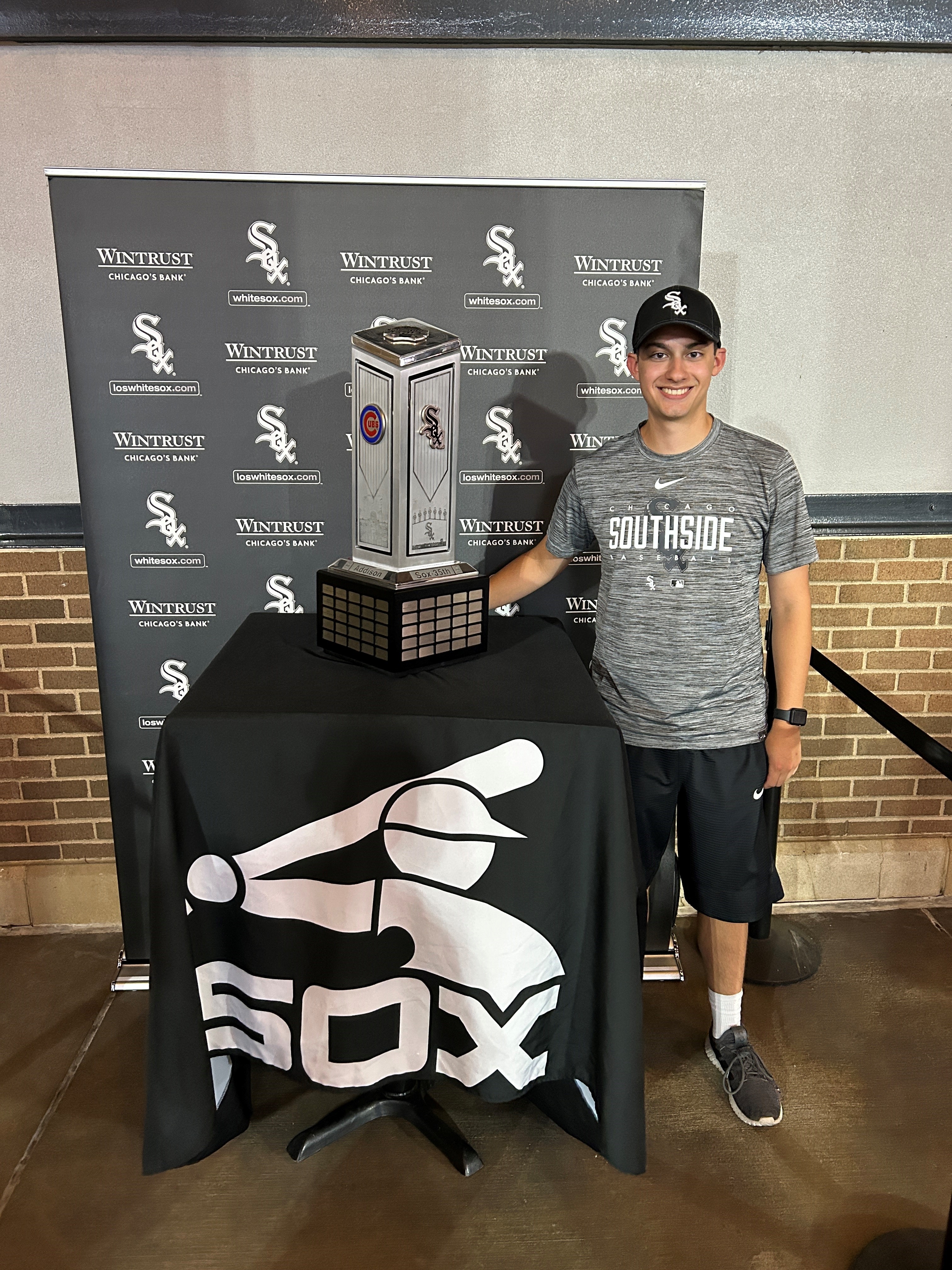 photo of Ryan Haywood at a baseball game