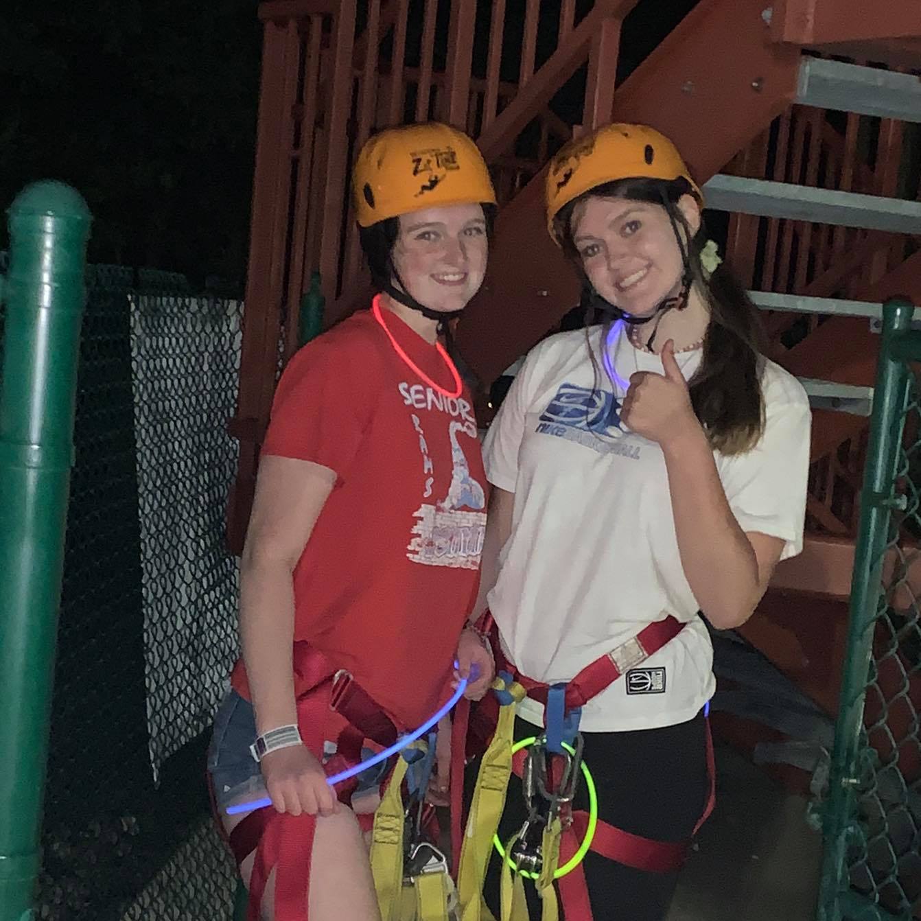 ziplining