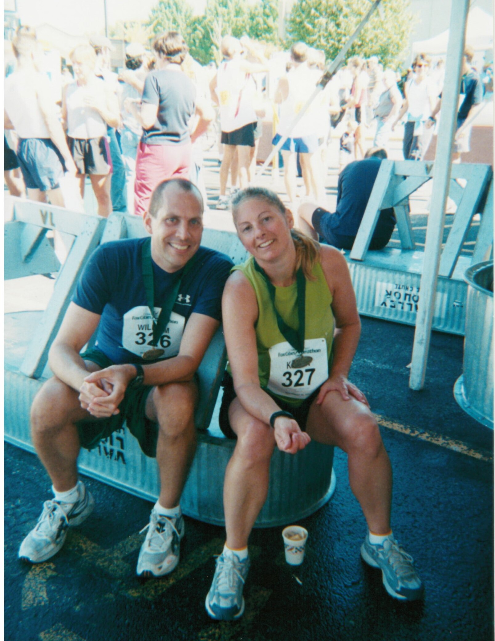 Bill & Karen Hitchcock finished the 2004 Fox Cities WI marathon