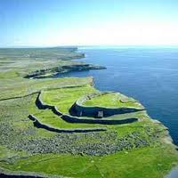 a ring fort in the Aran Islands