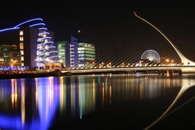 Dublin Docklands at night