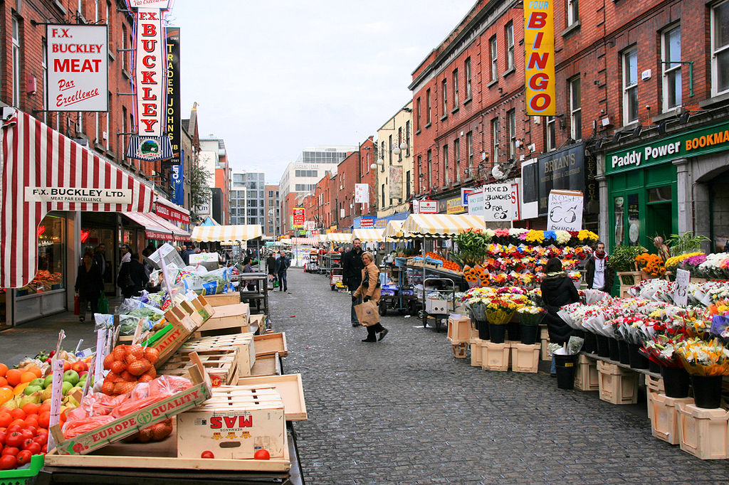 The Moore Street market - Dublin, Ireland