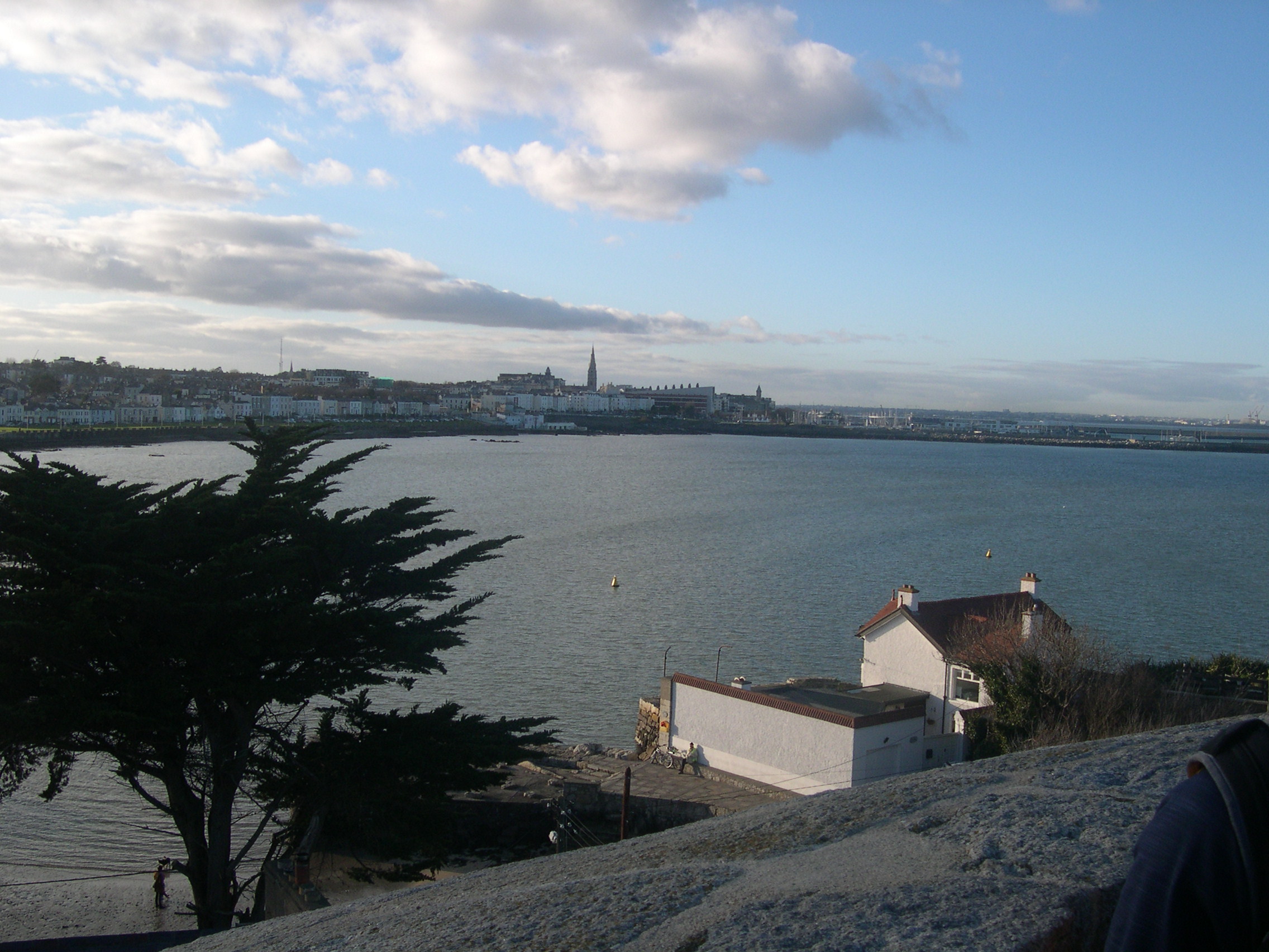Dun Laoghaire harbor from the Joyce Tower!