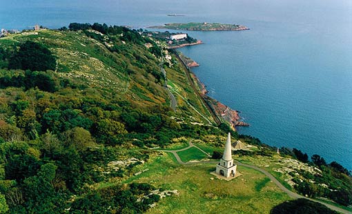 Killiney Hill, overlooking some of the most expensive real estate in Ireland