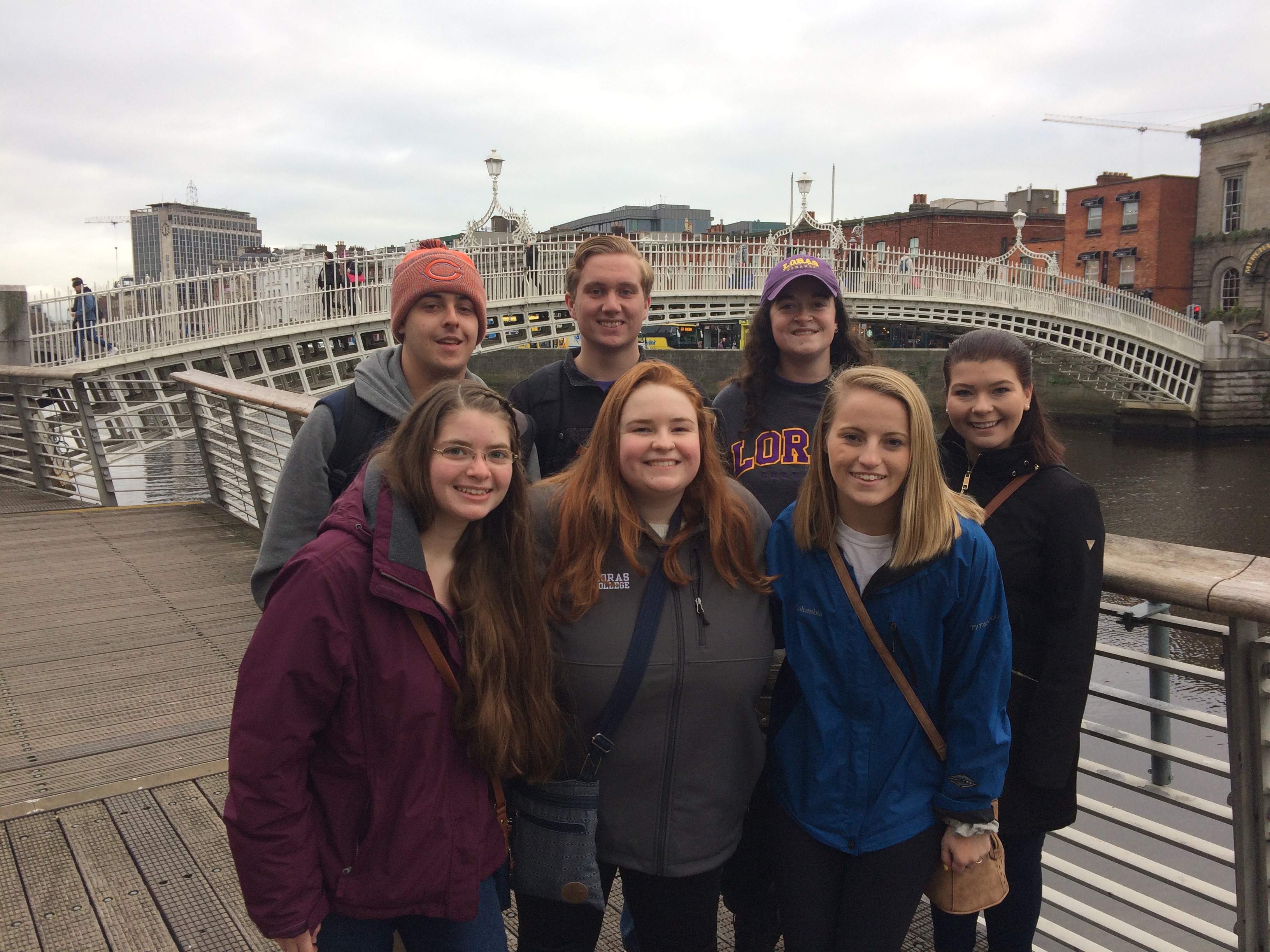 Ha'Penny Bridge over the Liffey 2019