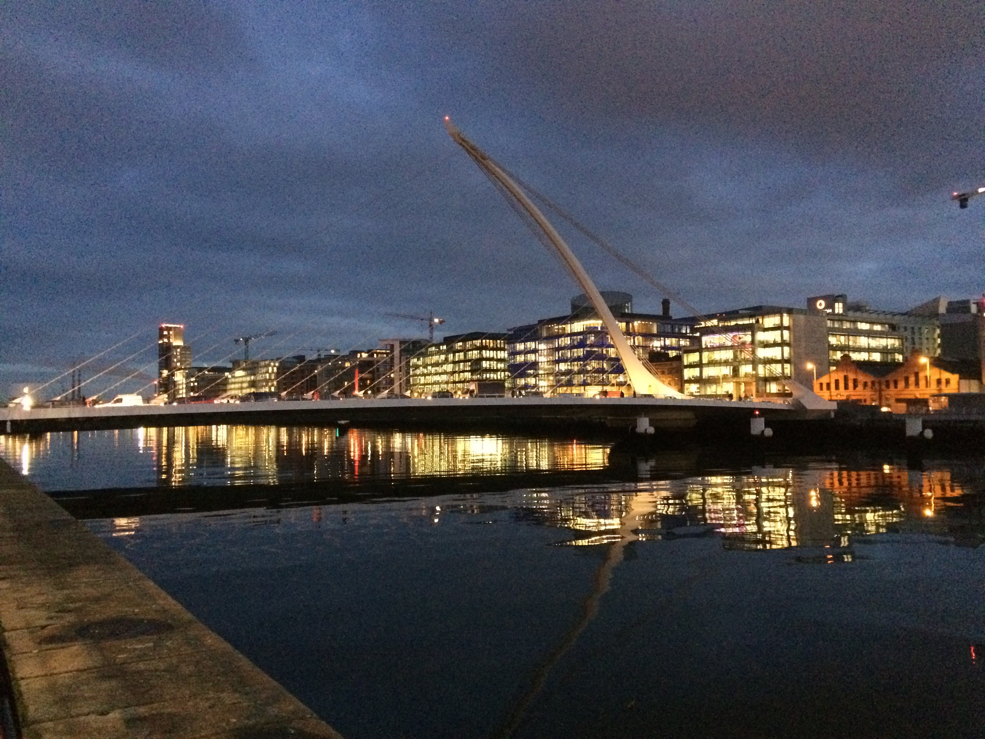 Beckett Bridge over the Liffey 2019