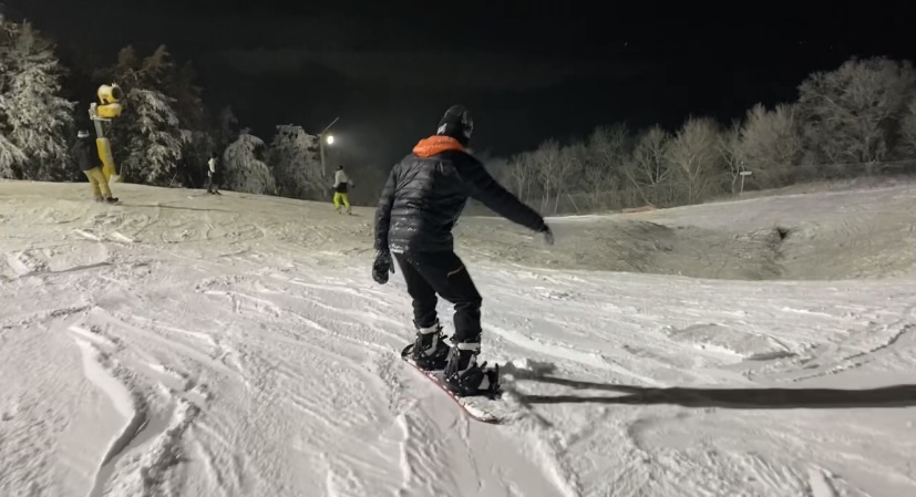Ayden snowboarding