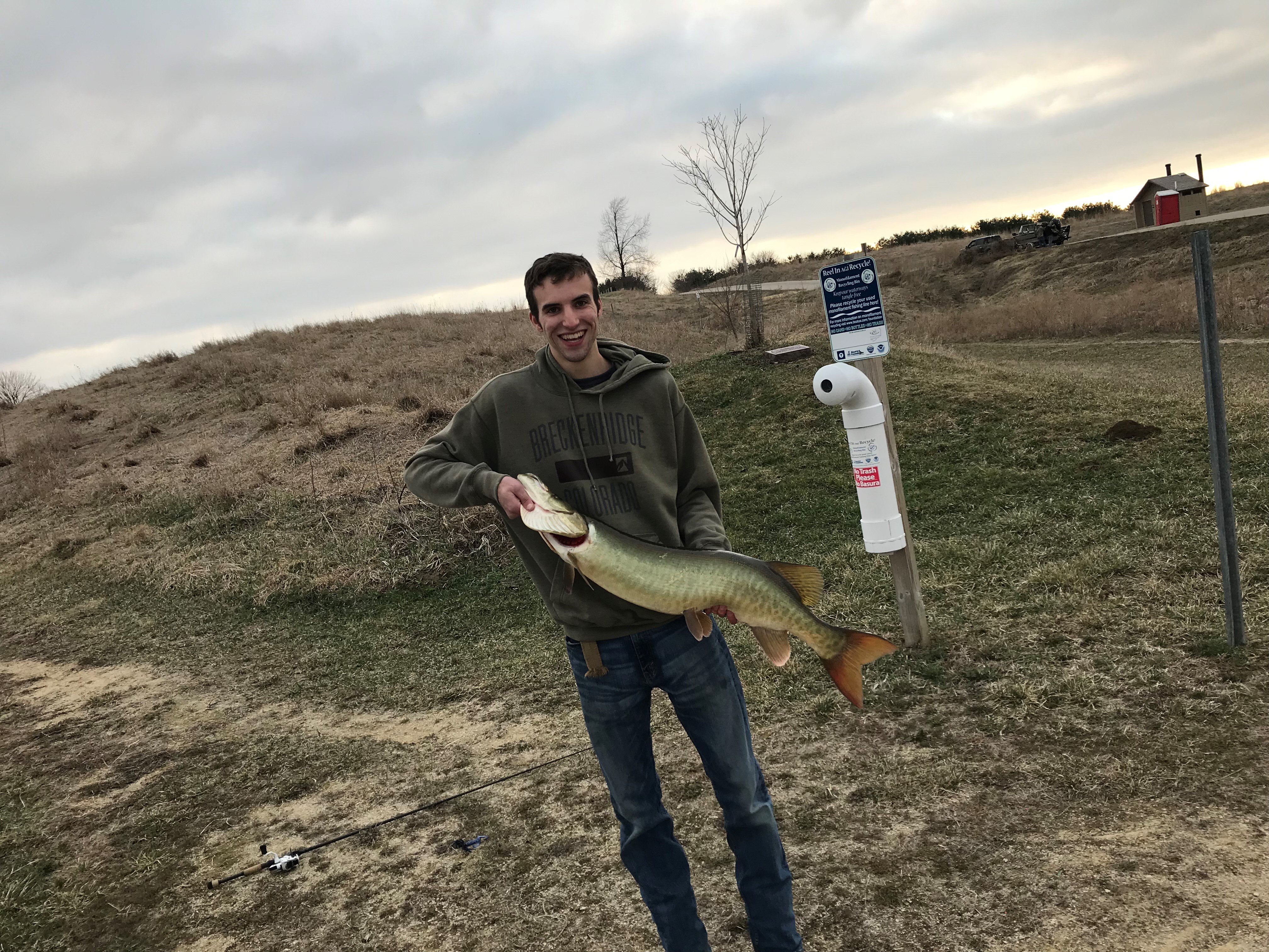 Nate fishing